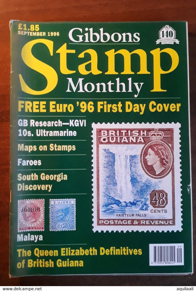 S. GIBBONS "STAMP MAGAZINE". EDIZIONE SETTEMBRE 1996. - Engels (vanaf 1941)