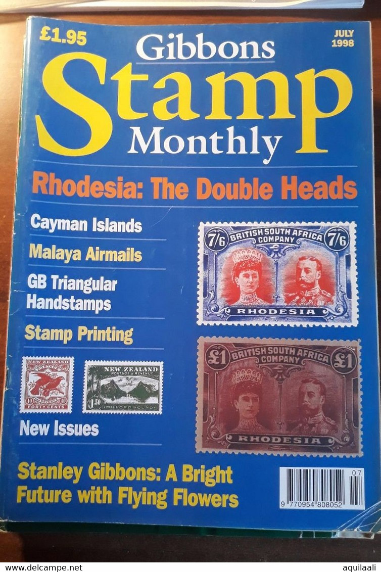 S. GIBBONS "STAMP MAGAZINE". EDIZIONE LUGLIO 1998. - Englisch (ab 1941)