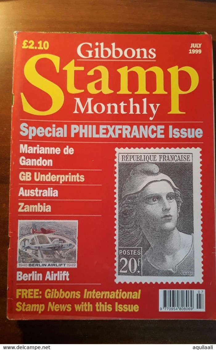 S. GIBBONS "STAMP MAGAZINE". EDIZIONE LUGLIO 1999. - Englisch (ab 1941)