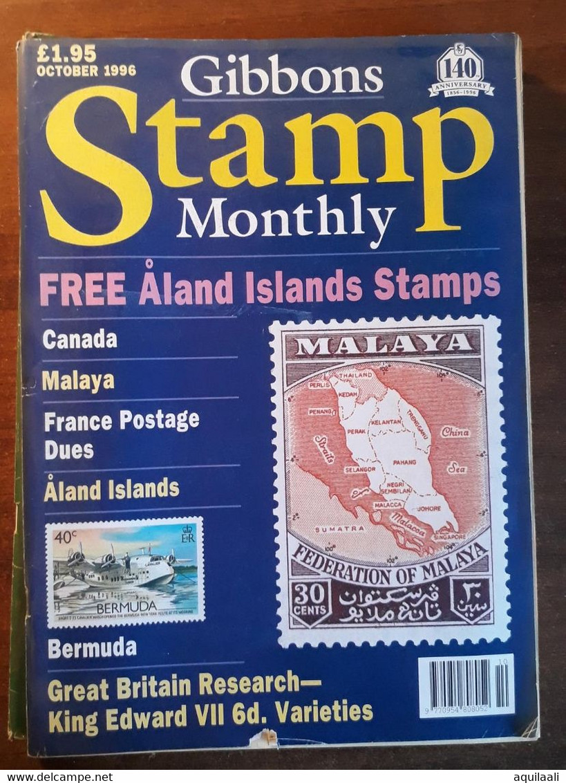 S. GIBBONS "STAMP MAGAZINE". EDIZIONE OTTOBRE 1996. - Engels (vanaf 1941)