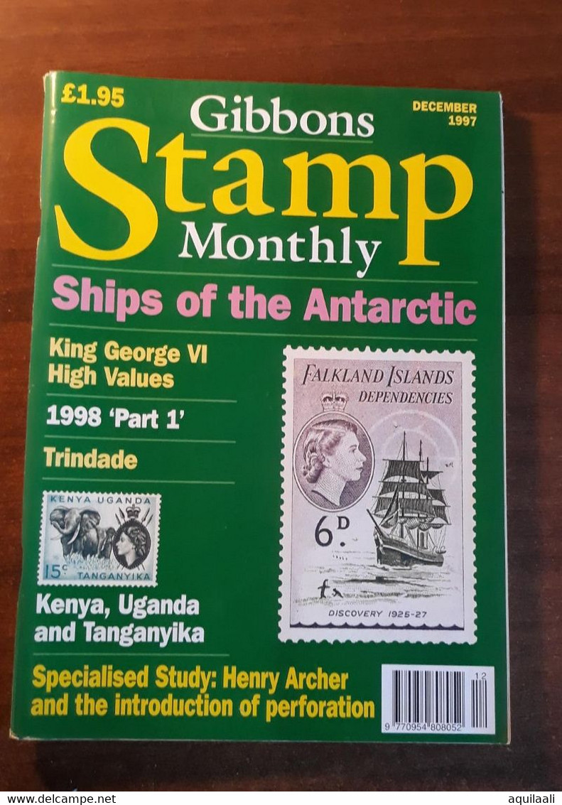 S. GIBBONS "STAMP MAGAZINE". EDIZIONE DICMBRE 1997. - Inglesi (dal 1941)