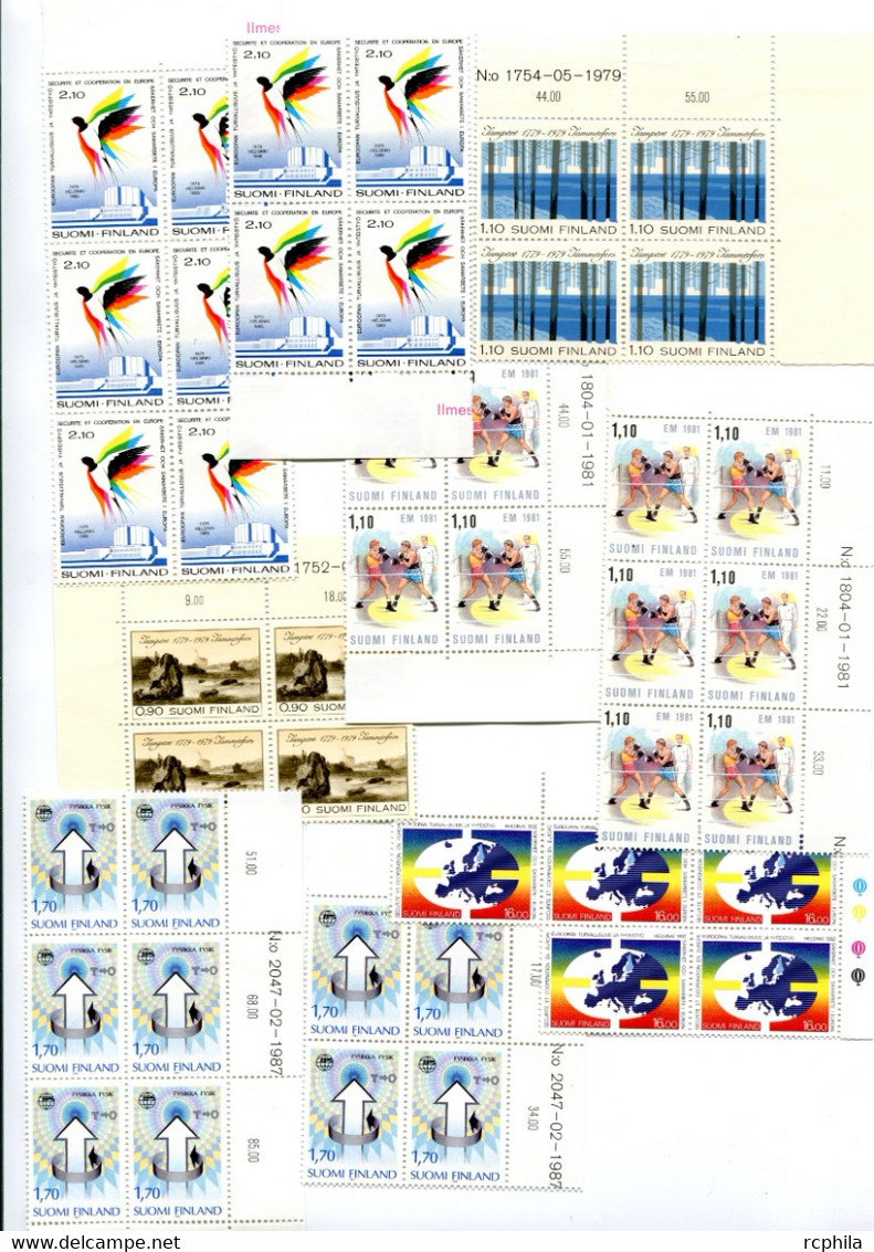 RC 22729 FINLANDE COTE 82,50€ LOT DE TIMBRES NEUFS ** MNH - Neufs