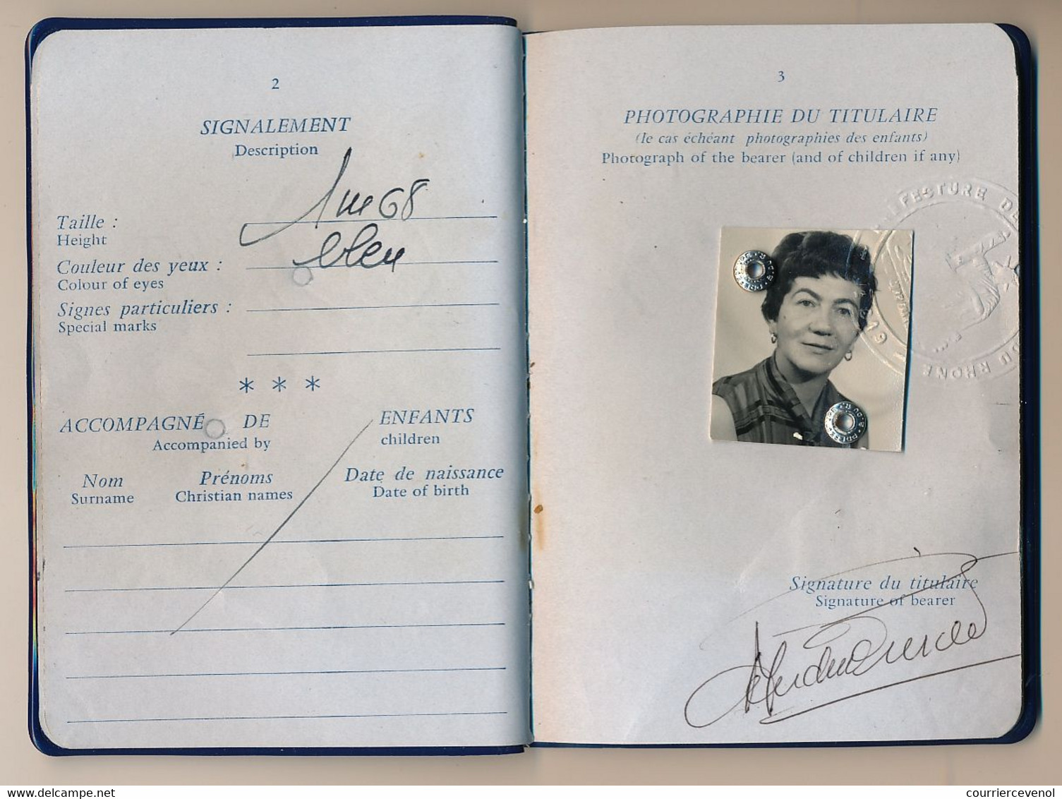 FRANCE - FISCAL 50F Type Daussy Sur Passeport - Marseille - 1971 - Andere & Zonder Classificatie