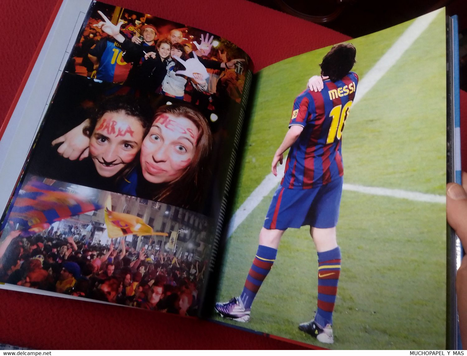 LIBRO 99 LAS MEJORES IMÁGENES DE LA LIGA LOS RÉCORDS MUNDO DEPORTIVO 2009-2010 BARÇA BARCELONA MESSI XAVI FOOTBALL...ETC