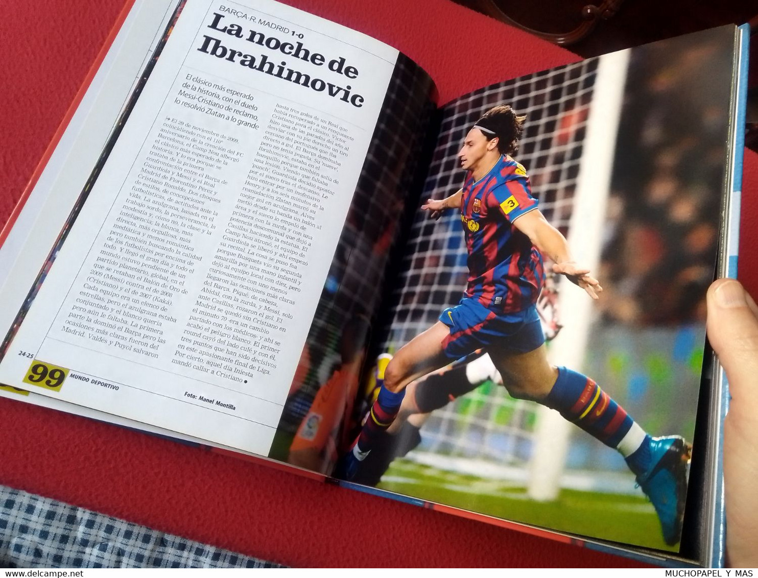 LIBRO 99 LAS MEJORES IMÁGENES DE LA LIGA LOS RÉCORDS MUNDO DEPORTIVO 2009-2010 BARÇA BARCELONA MESSI XAVI FOOTBALL...ETC