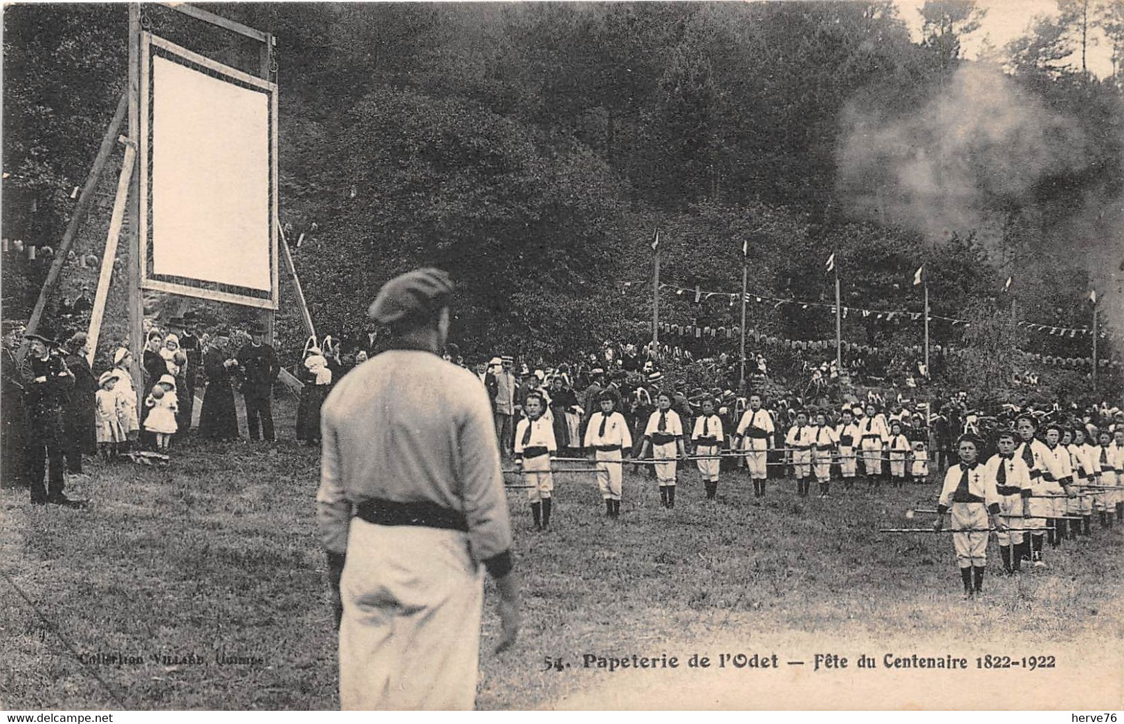 ERGUE-GABERIC - Papeterie De L'Odet - Fête Du Centenaire 1822-1922 - Ergué-Gabéric