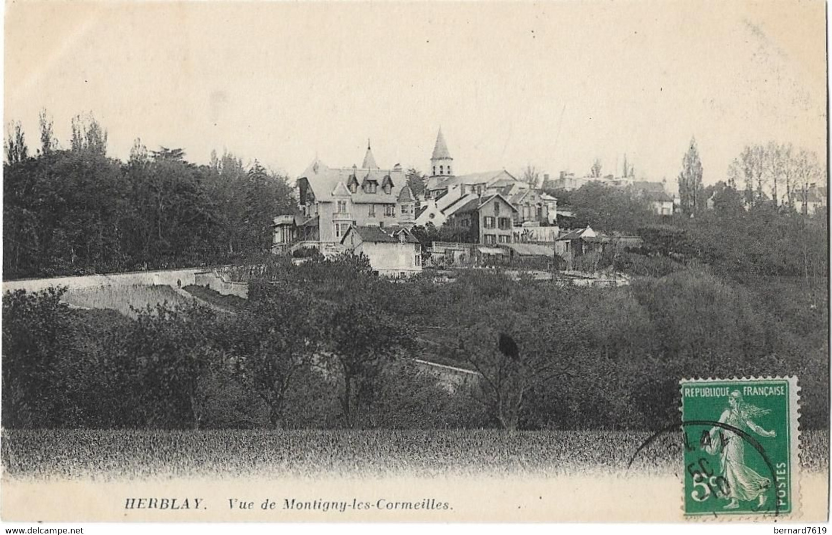 95    Montigny   Les Cormeilles  - Vue  De Montigny Les Cormeilles - Herblay - Montigny Les Cormeilles