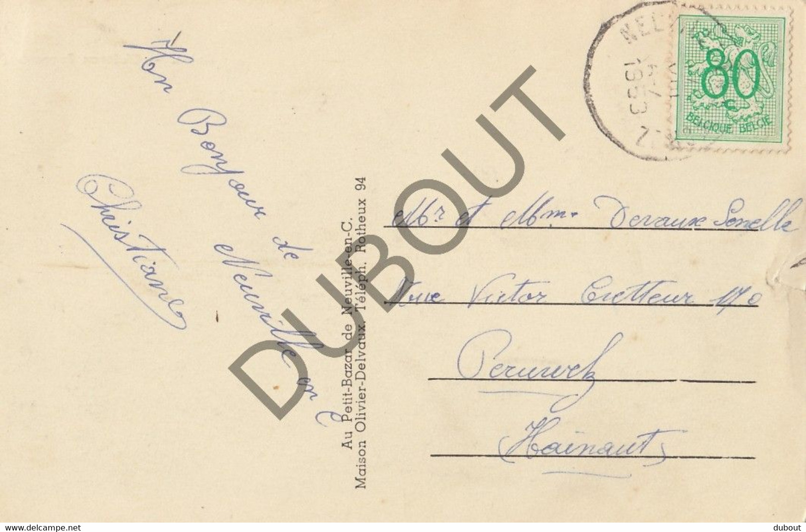 Postkaart-Carte Postale - EHEIN - Château Braconier (C2197) - Neupre