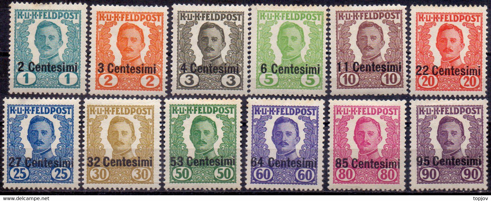 ITALIA - AUSTRIA - FELDPOST K.u.K. - KARLO - *MLH - 1918 - NON EMESSI - Occ. Autrichienne