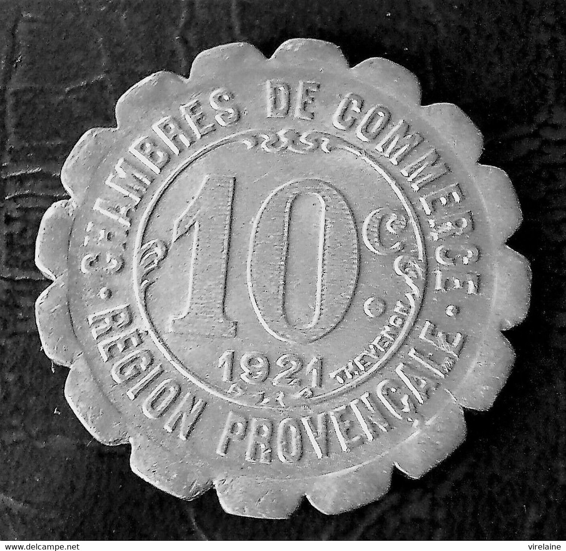 MONNAIE DE NECESSITE CHAMBRE DE COMMERCE REGION PROVENCALE 10 Centimes 1921 (B20 03)F - Monétaires / De Nécessité