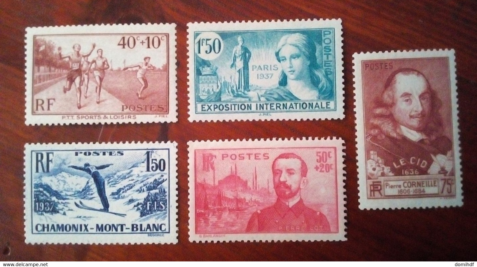 Lot Timbres France - 1937 - Timbres Regommés (GNO) / Port Offert - Autres & Non Classés