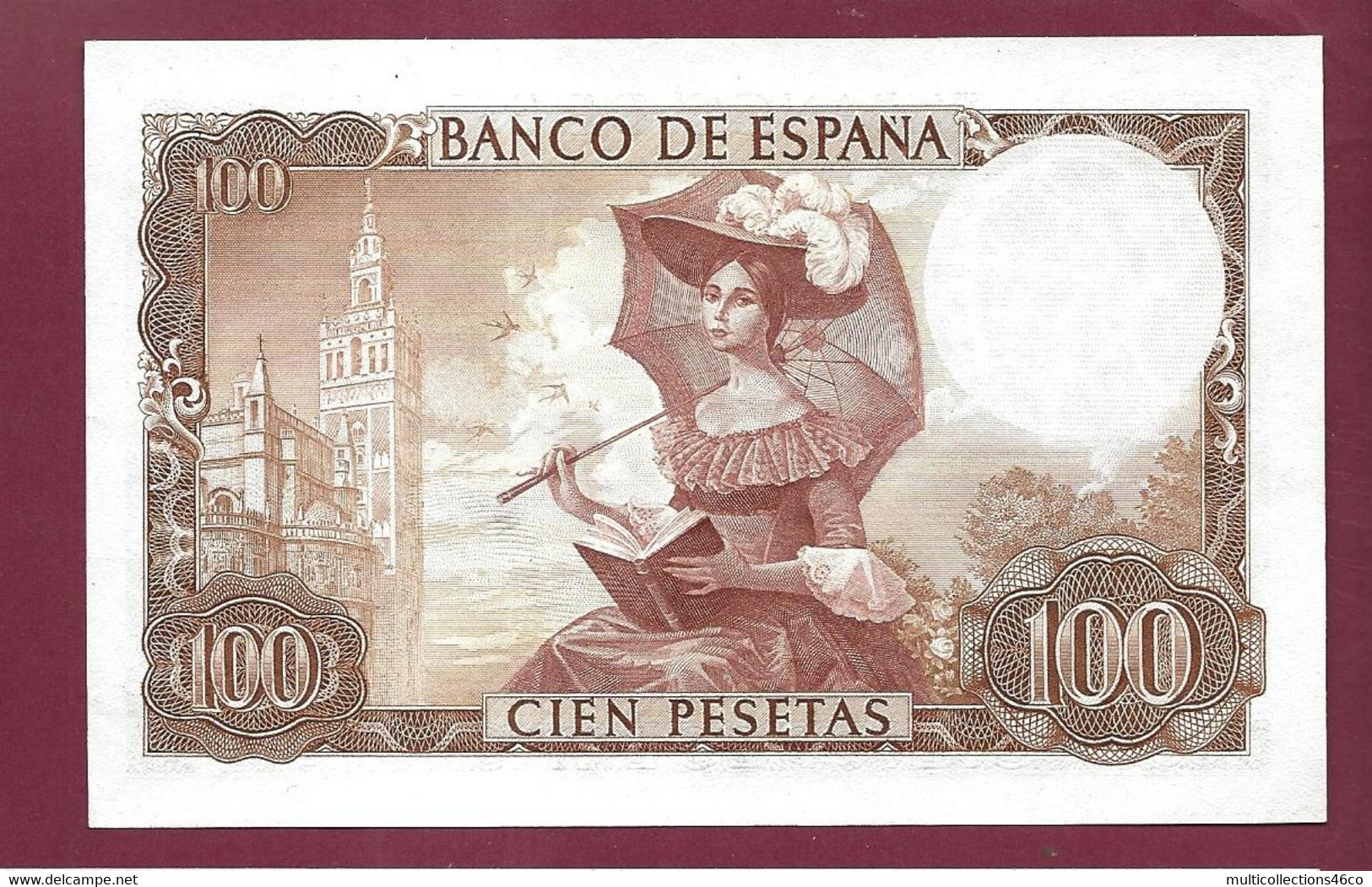 120422 - Billet ESPAGNE EL BANCO DE ESPANA CIEN 100 PESETAS Madrid 19 De Noviembre De 1965 - Neuf - 100 Pesetas