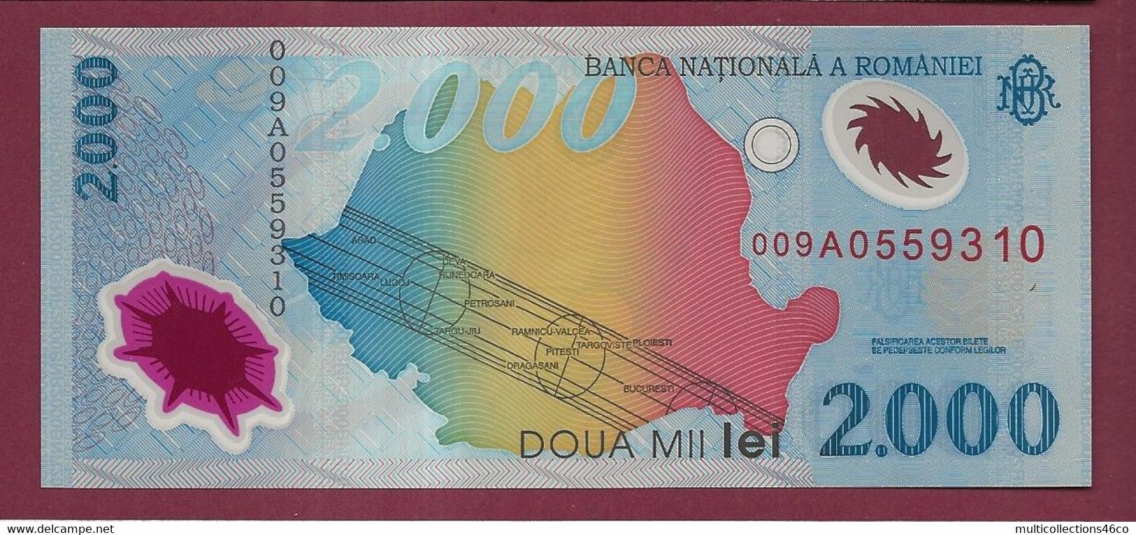 120422 - Billet ROUMANIE BANCA NATIONALA A ROMANIEI 2000 DOUA MIL LEI 1999 - Neuf - Roumanie