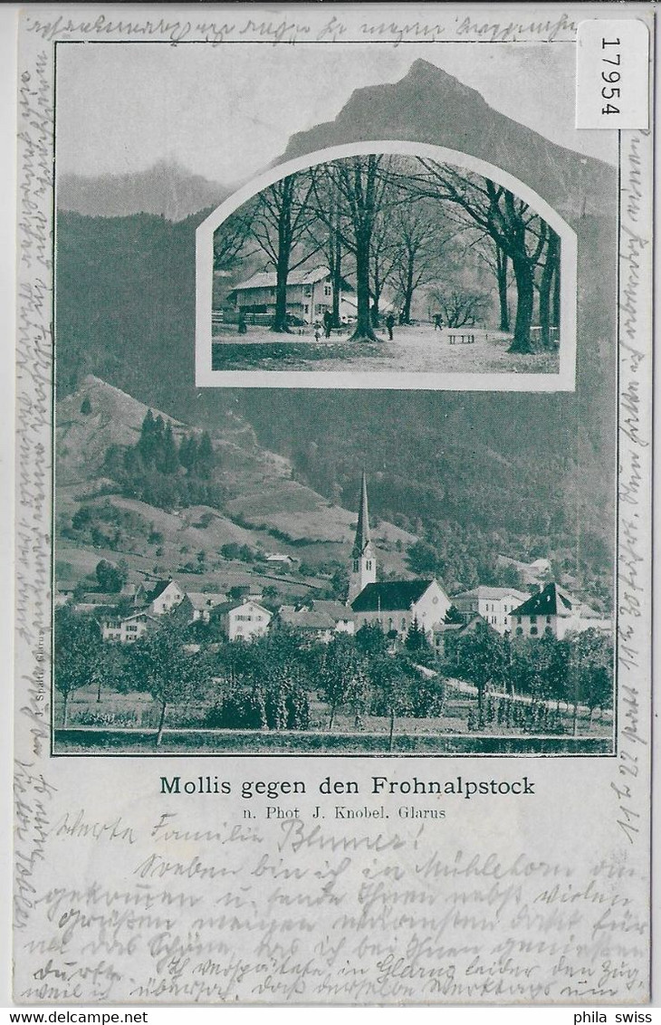 Mollis Gegen Den Frohnalpstock 1900 - Mollis