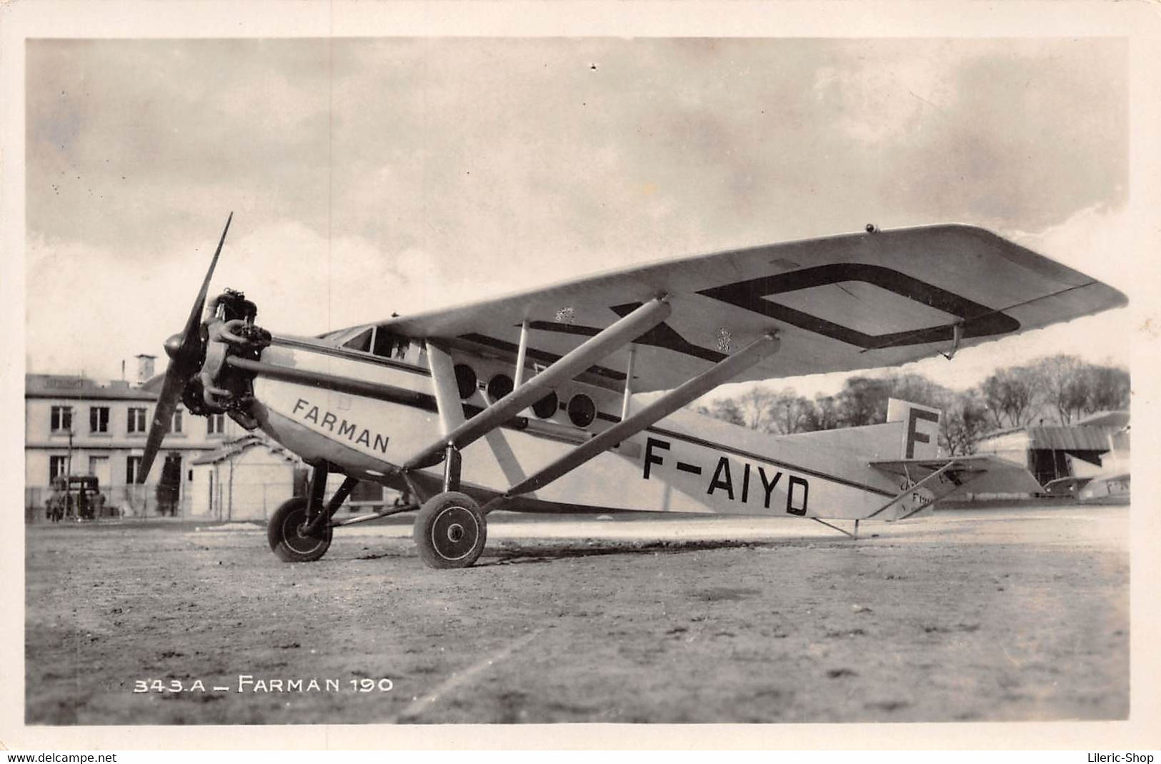 Farman 190 Moteur Titan 230 C.v,  Avion Quintuplace De Transport. Premier Vol En Juillet 1928. 57 Exemplaires Construits - 1919-1938