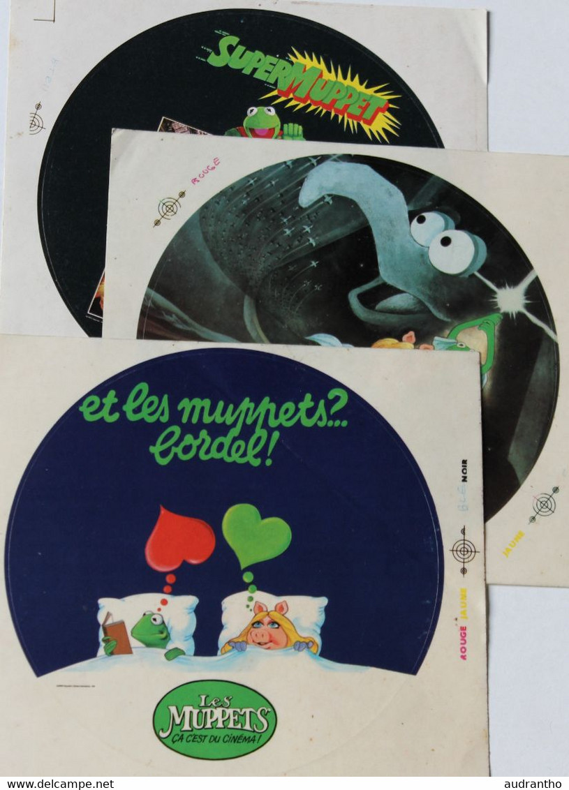 3 Autocollant Les Muppets ça C'est Du Cinéma Film Superman La Guerre Des Mondes - Stickers