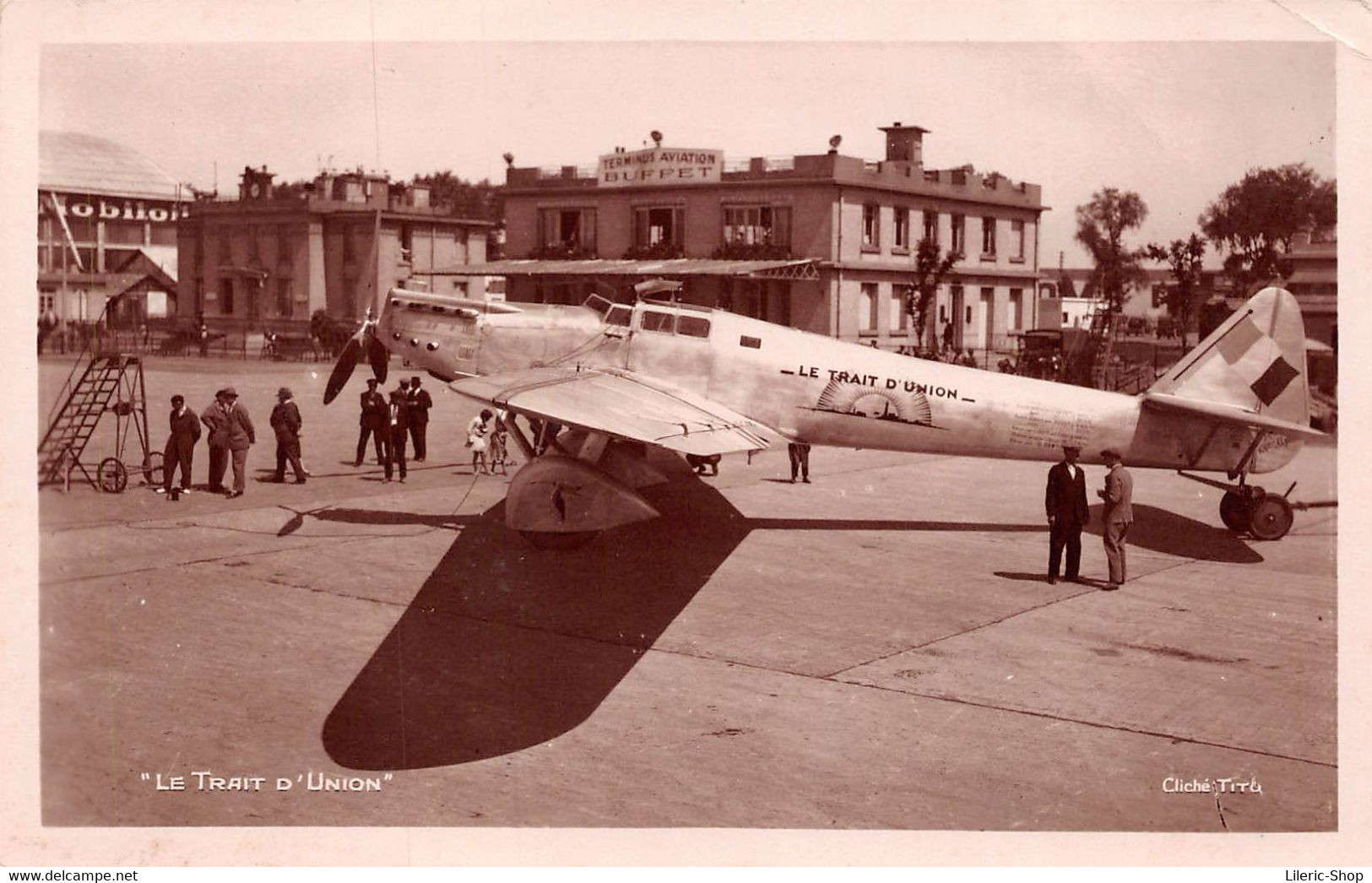 "TRAIT D'UNION" Dewoitine D. 33 Monoplan Cantilever Métallique - Moteur Hispano-Suiza 12 Nbr 630 C. V - 1919-1938