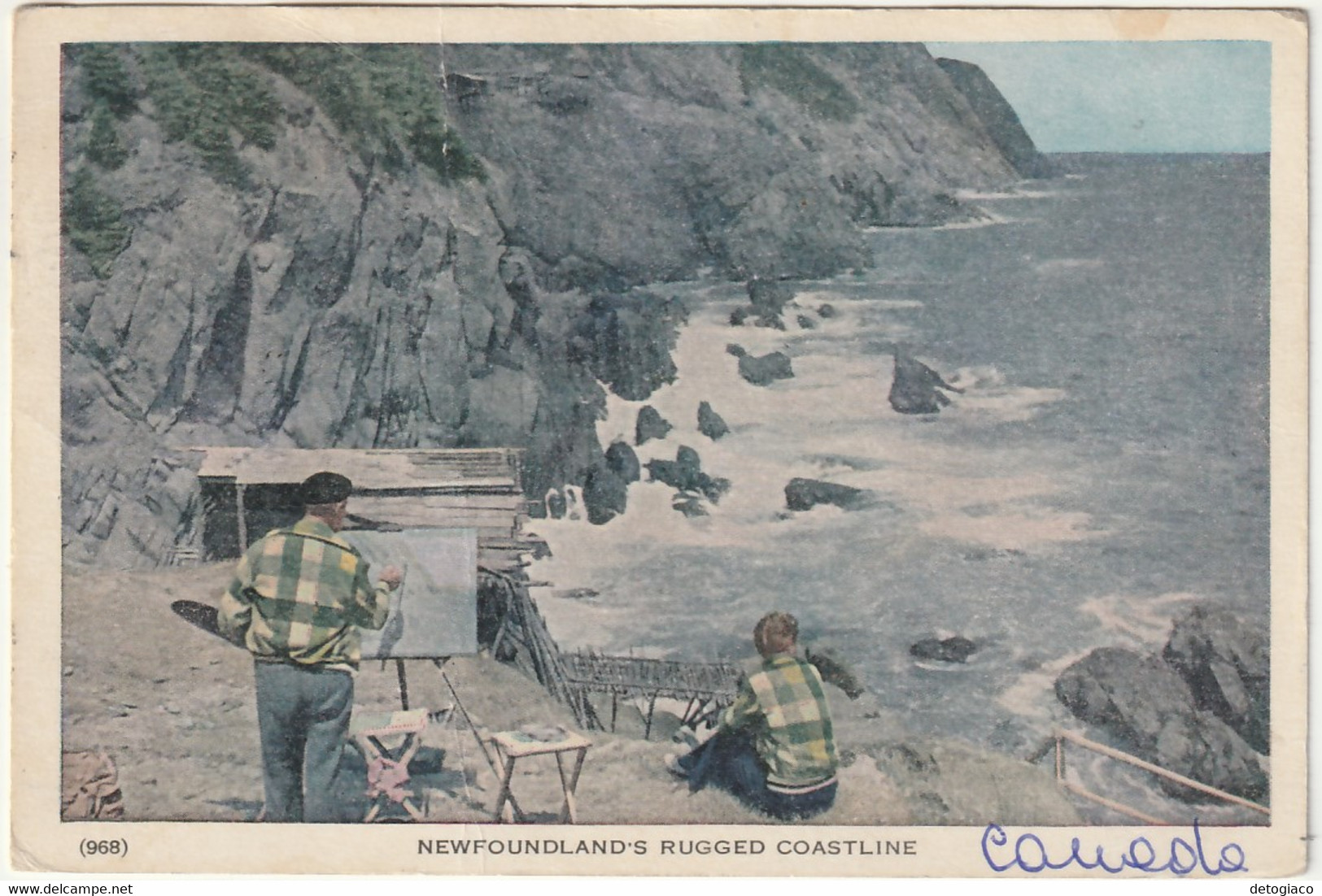 NEWFOUNDLAND'S RUGGED COASTLINE - CANADA - VIAGG. 1956 -79860- - Andere & Zonder Classificatie