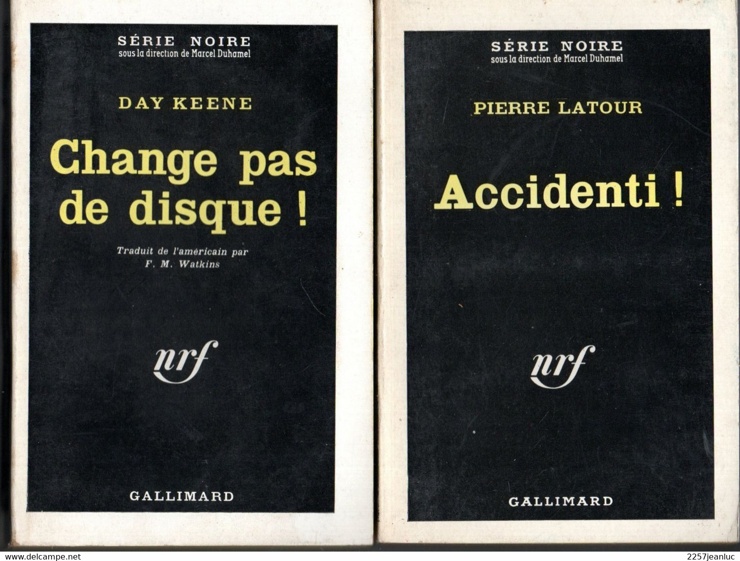 4 Romans  Serie Noire  - Editions Gallimard  N: 670 - 671 - 1197 Et 1279 Titres Divers De 1961 à 1969 - Roman Noir