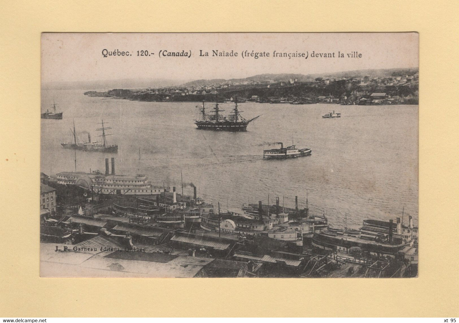 Quebec - La Naiade Fregate Francaise Devant La Ville - Other & Unclassified