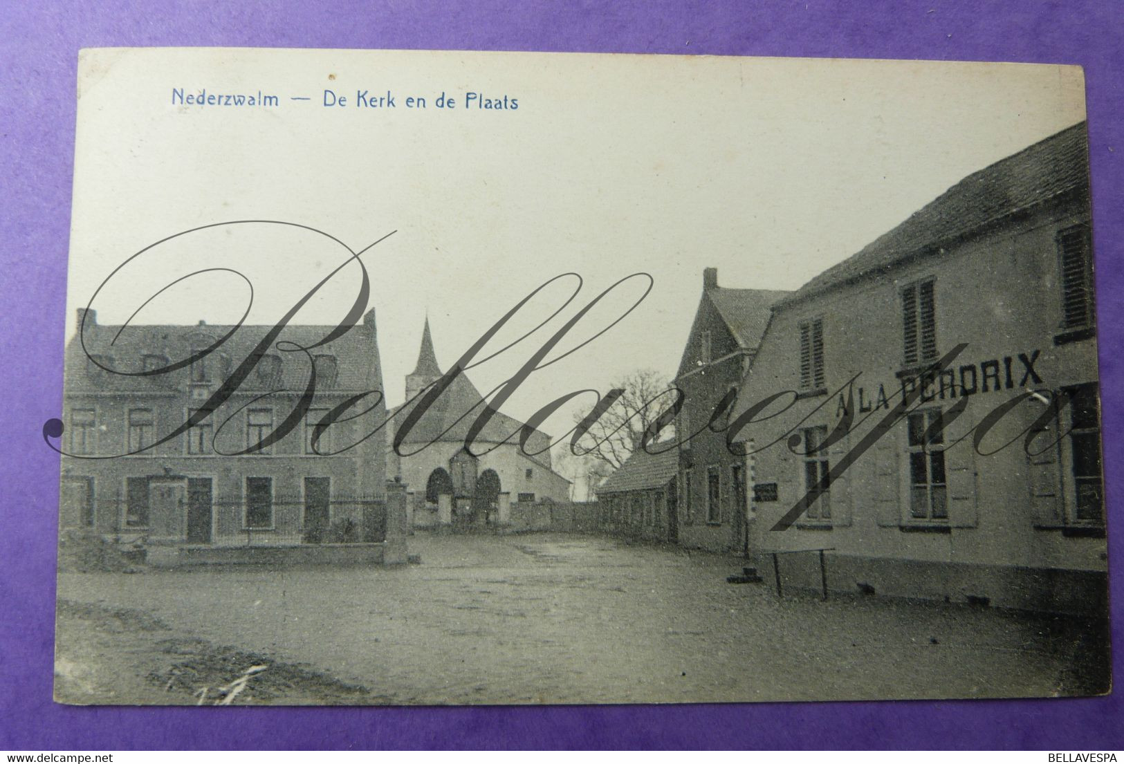 Nederzwalm. De Kerk En Plaats. 1922 - Zwalm