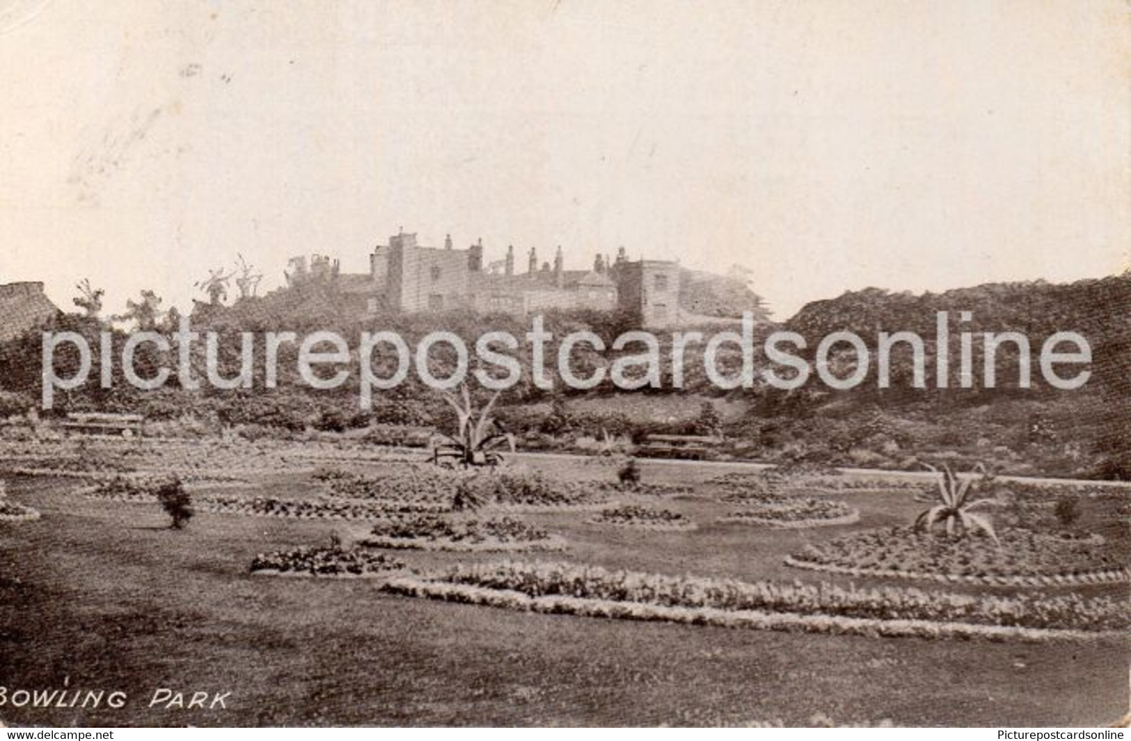 BOWLING PARK BRADFORD NICE OLD R/P POSTCARD YORKSHIRE - Bradford