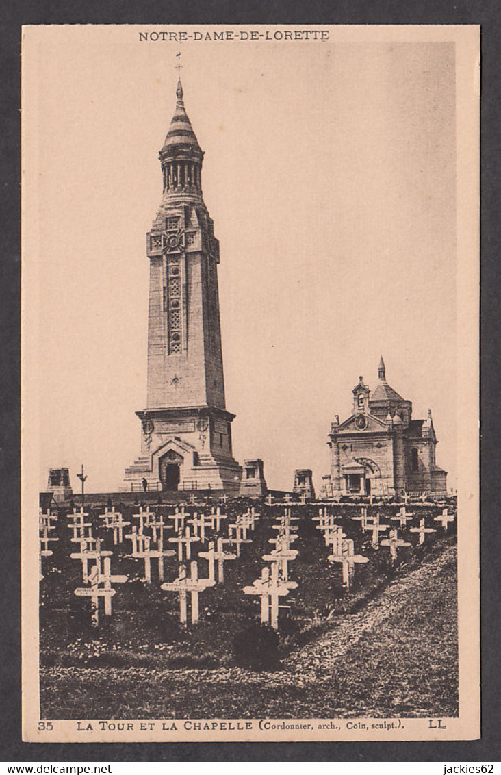 094899/ Mémorial De N .D. De Lorette, La Tour Et La Chapelle - Soldatenfriedhöfen
