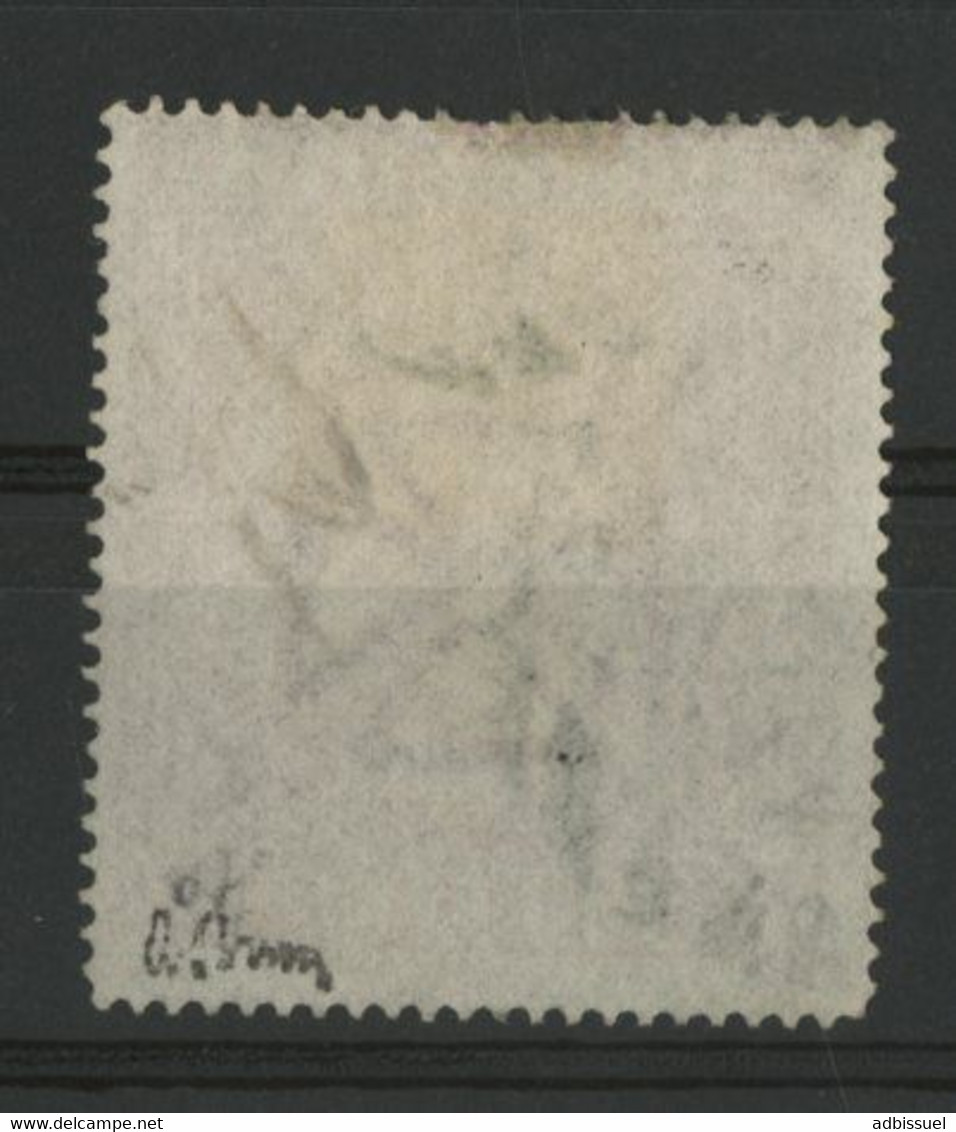 N° 40 5 Shillings Cote 500 € Filigrane Croix Planche 1, En Haut Une Dent Courte, Signé A. BRUN - Used Stamps