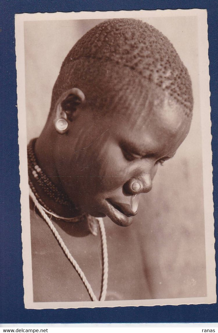 CPSM Pauleau R. Ethnic Afrique Noire Non Circulé Voir Dos Tatouages Tatoo Scarification - Non Classés