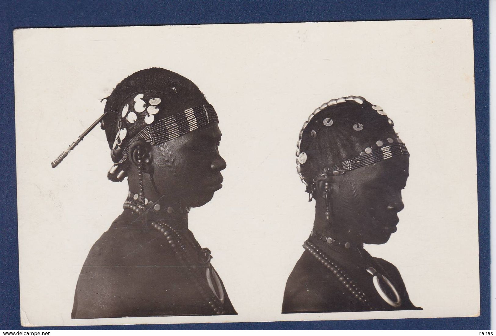 CPA LATTES Photographe Tatouage Ethnic Afrique Noire Circulé Tatouages Tatoo Scarification Haute Volta - Non Classés