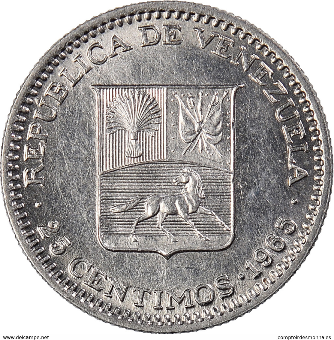 Monnaie, Venezuela, Bolivar, 1965 - Venezuela