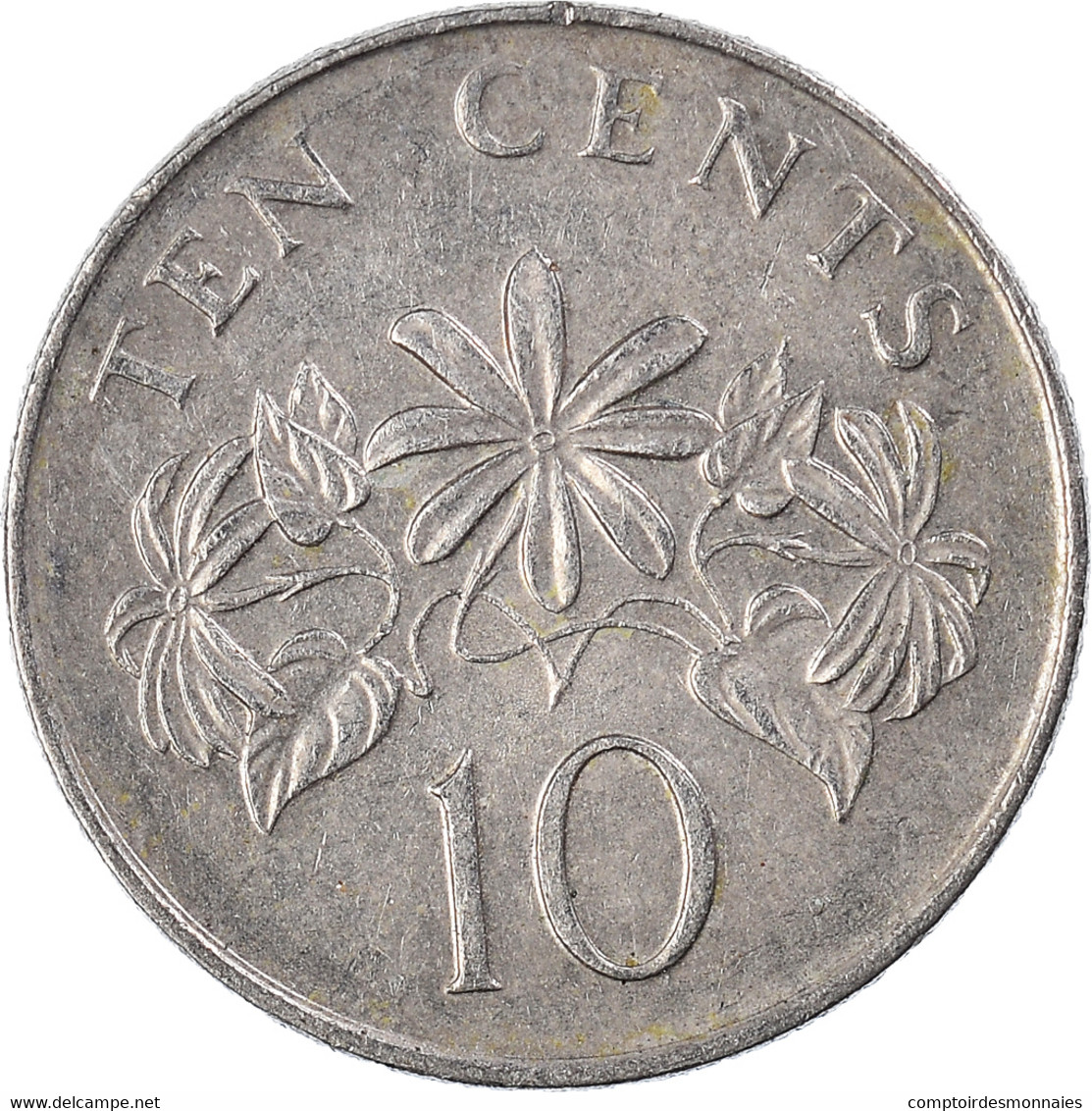 Monnaie, Singapour, 10 Cents, 2005 - Singapour