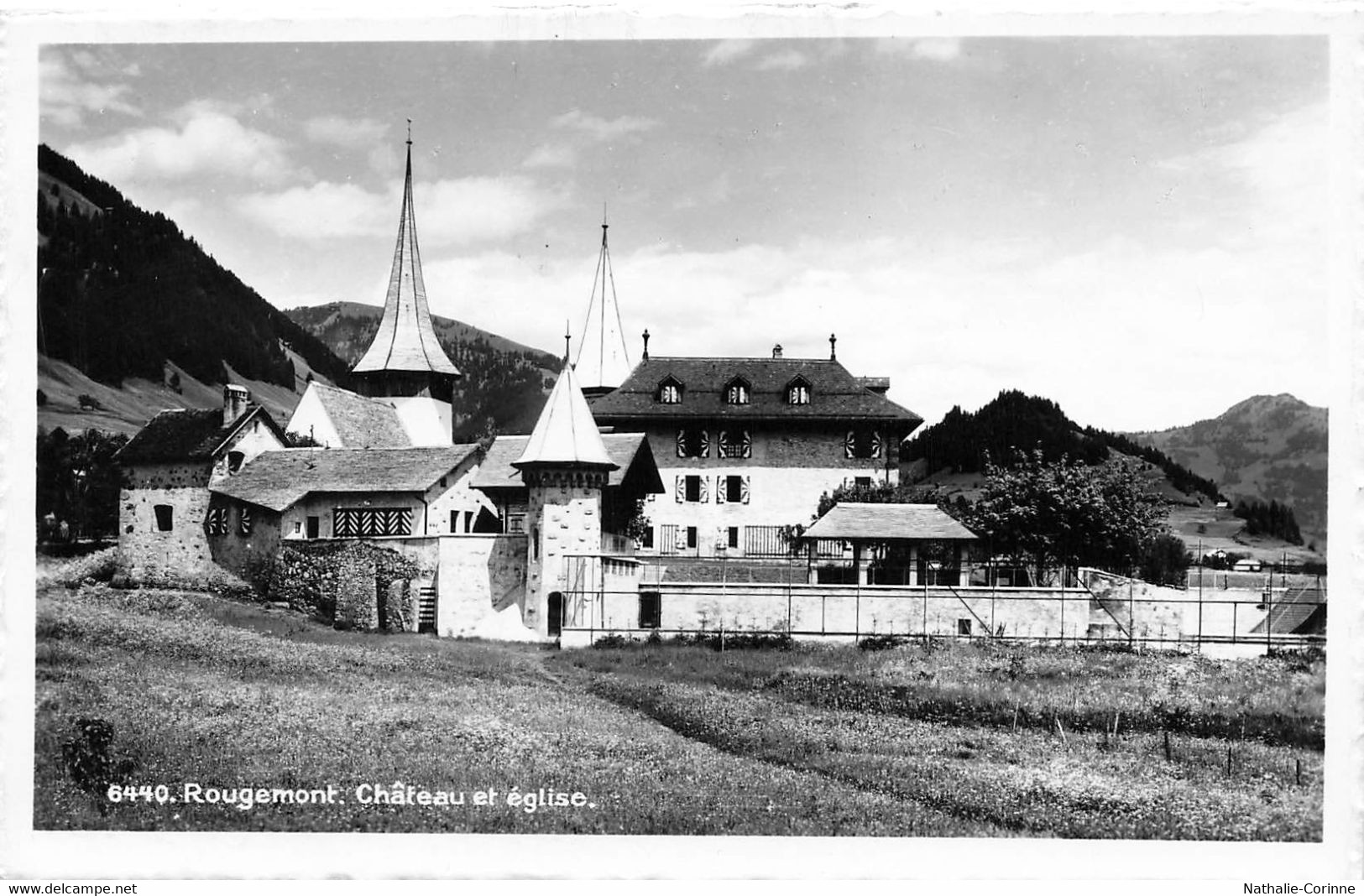 Rougemont. Château Et Eglise. - Rougemont