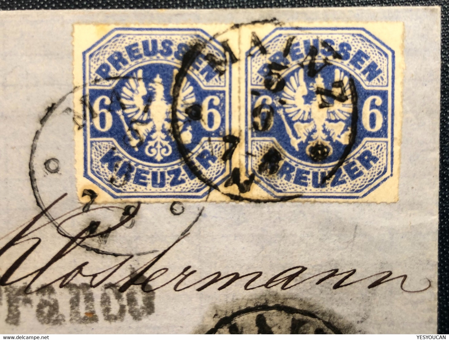 1867 6Kr Mi 25a Seltener Brief MAINZ>Arnheim Niederlande (Preussen Netherlands Cover Gepr Wasels BPP Thurn Und Taxis - Brieven En Documenten