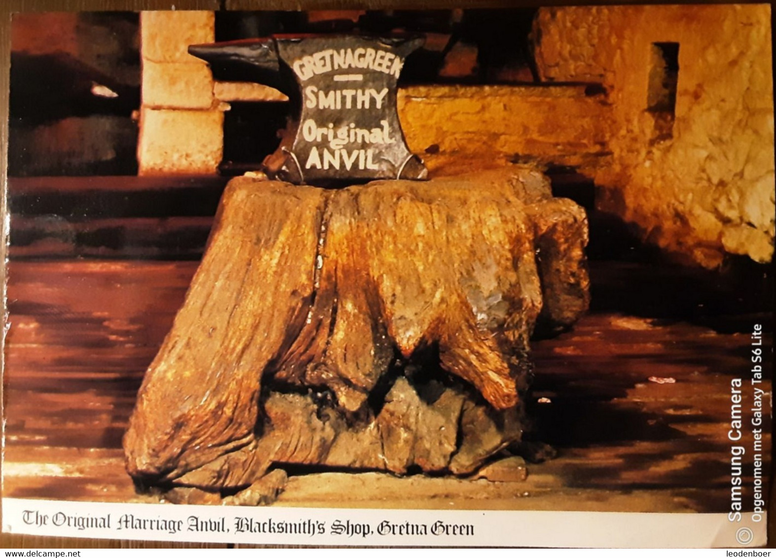 Gretna Green - The Original Marriage Anvil - Dumfriesshire