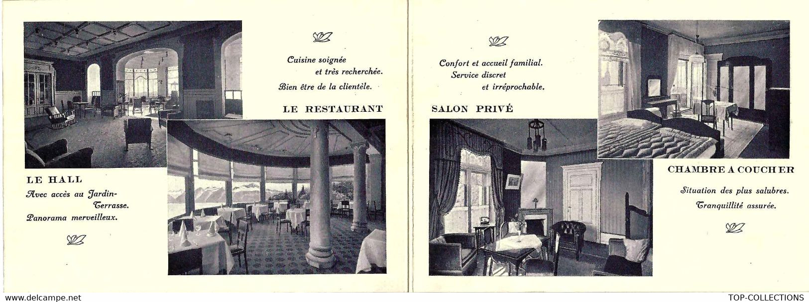 CARTE HOTEL CECIL LAUSANNE  Simplon SUISSE B.E.VOIR SCANS - Publicités