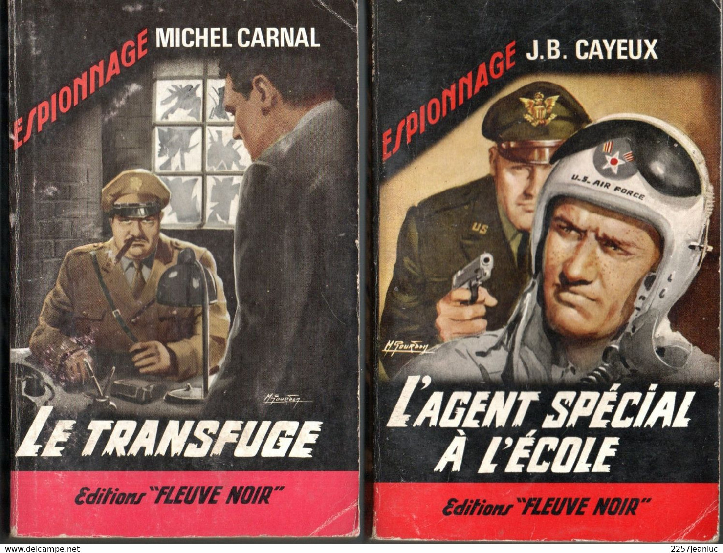 2 Romans Espionnage - Editions Fleuve Noir  N: 388 Le Transfuge  Et N: 607 L'agent Spécial à L'école  De 1963/67 - Fleuve Noir