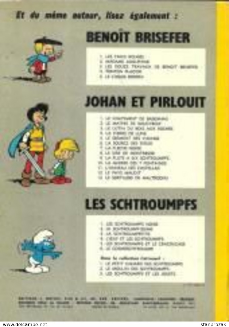 Johan Et Pirlouit La Flute à 6 Schtroumpfs  1971 - Johan Et Pirlouit