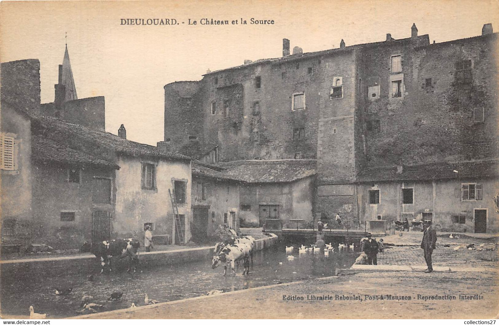 54-DIEULOUARD- LE CHATEAU ET LA SOURCE - Dieulouard