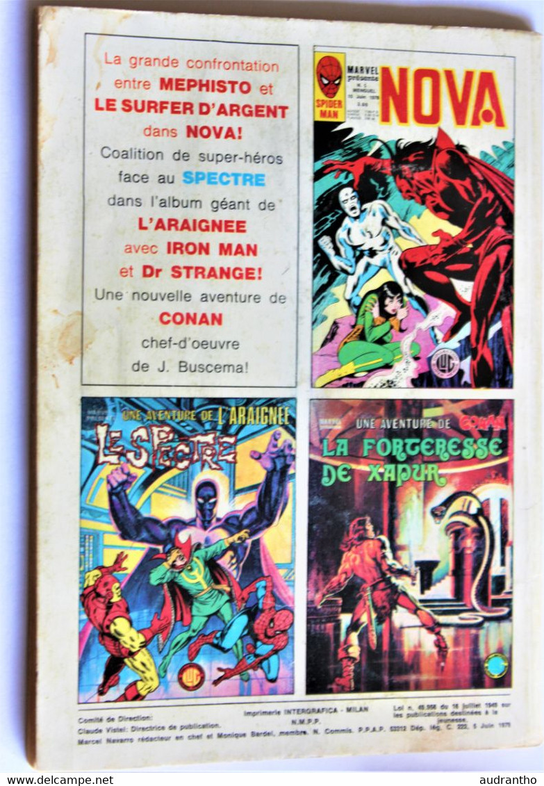 BD STRANGE N°102 Le Journal De Spiderman Issn 0395-3696 1978 Comics Marvel - Strange