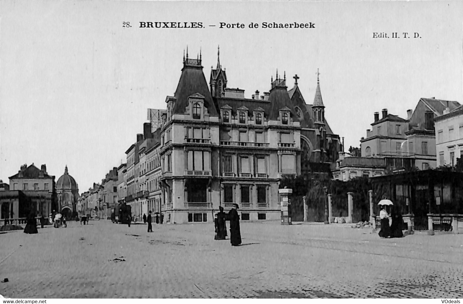 038 572 - CPA - Belgique - Bruxelles - Porte De Schaerbeek - Corsi