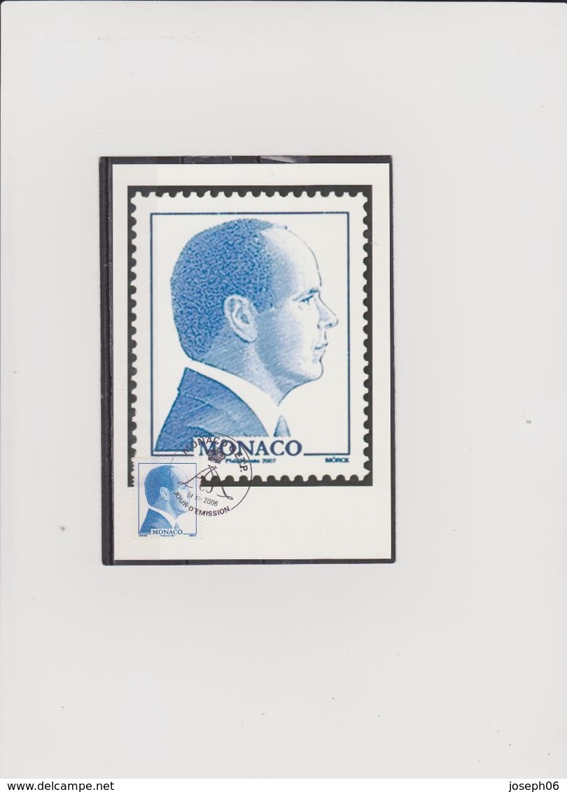 MONACO    2007  Carte Postale  Y.T. N° Prince Albert  Oblitéré - Used Stamps