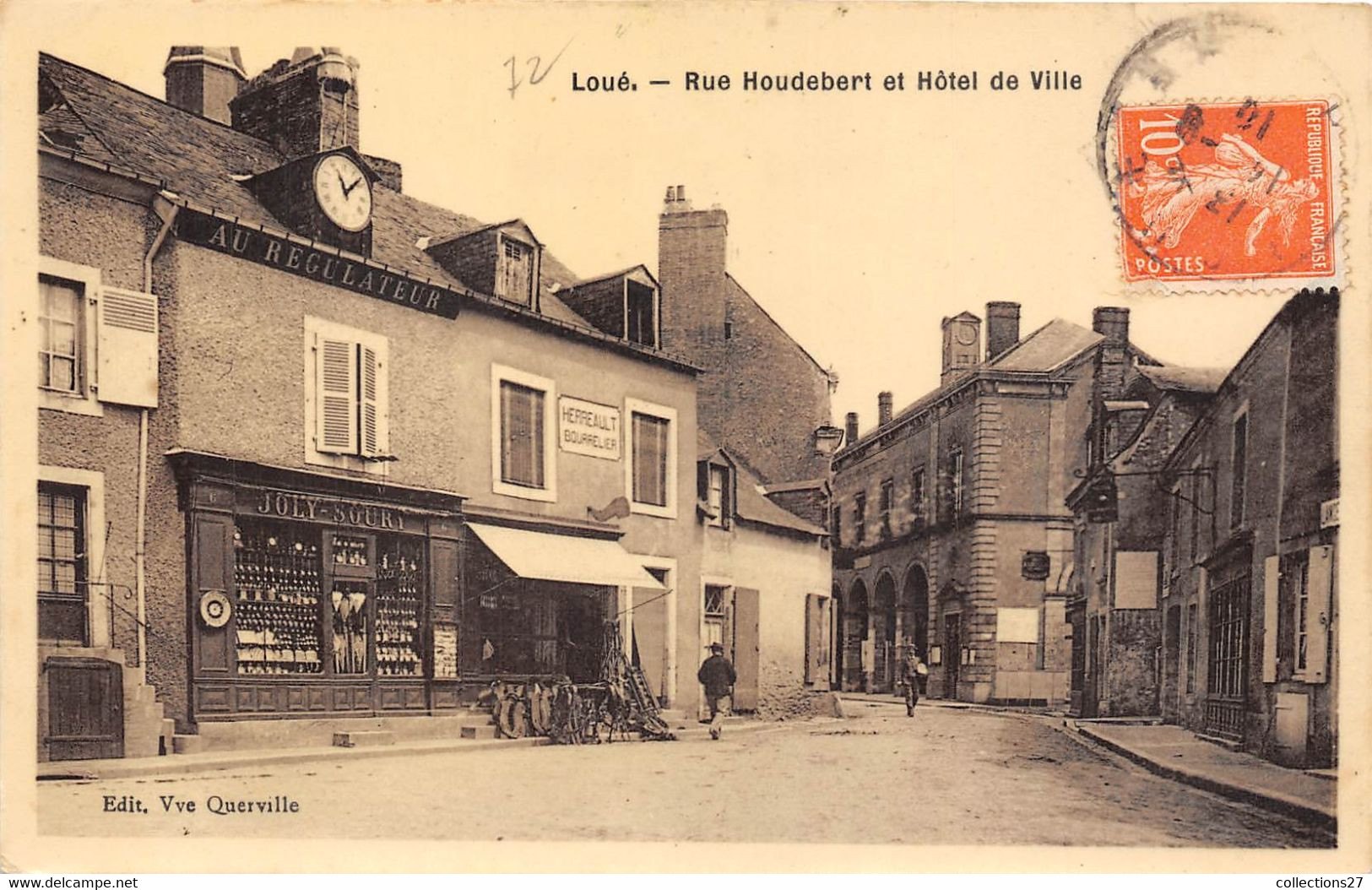72-LOUE- RUE HOUDEBERT HÔTEL DE VILLE - Loue