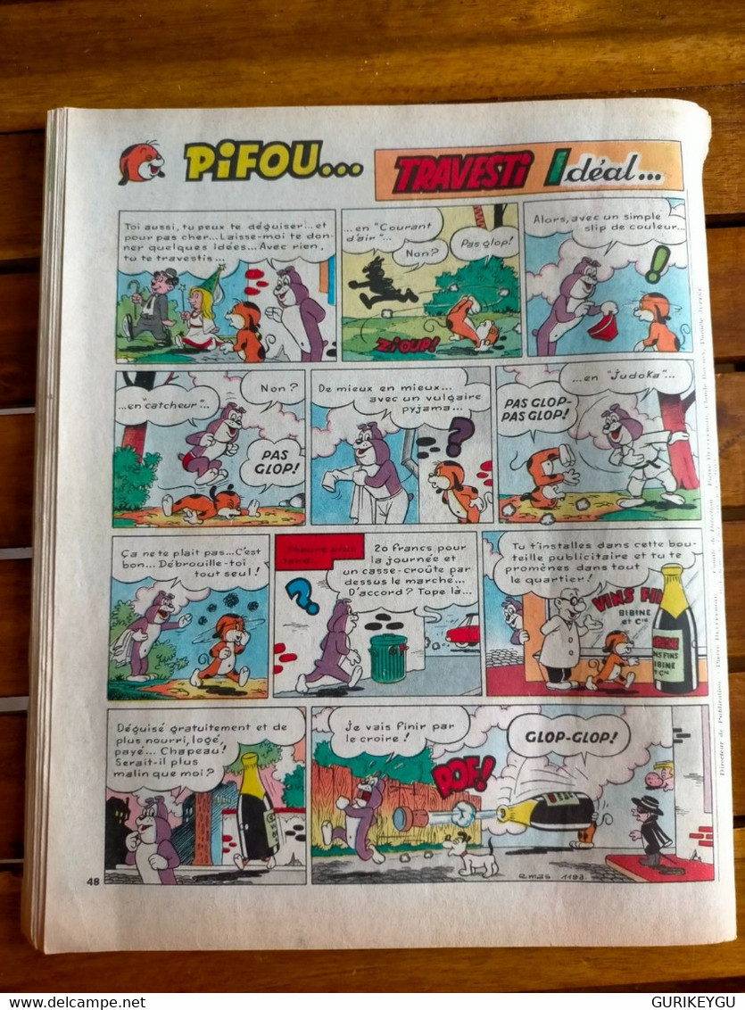 Vaillant Le Journal De PIF N°1193 TOTOCHE Les Pionniers De L'espérance GAI LURON CORINNE Et JEANNOT Teddy Ted 24/03/1968 - Pif & Hercule