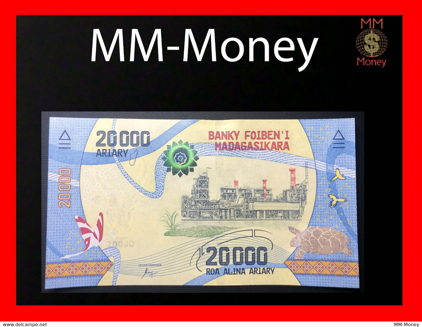 MADAGASCAR  20.000  20000  Ariary  2017  P.  104      UNC - Madagascar