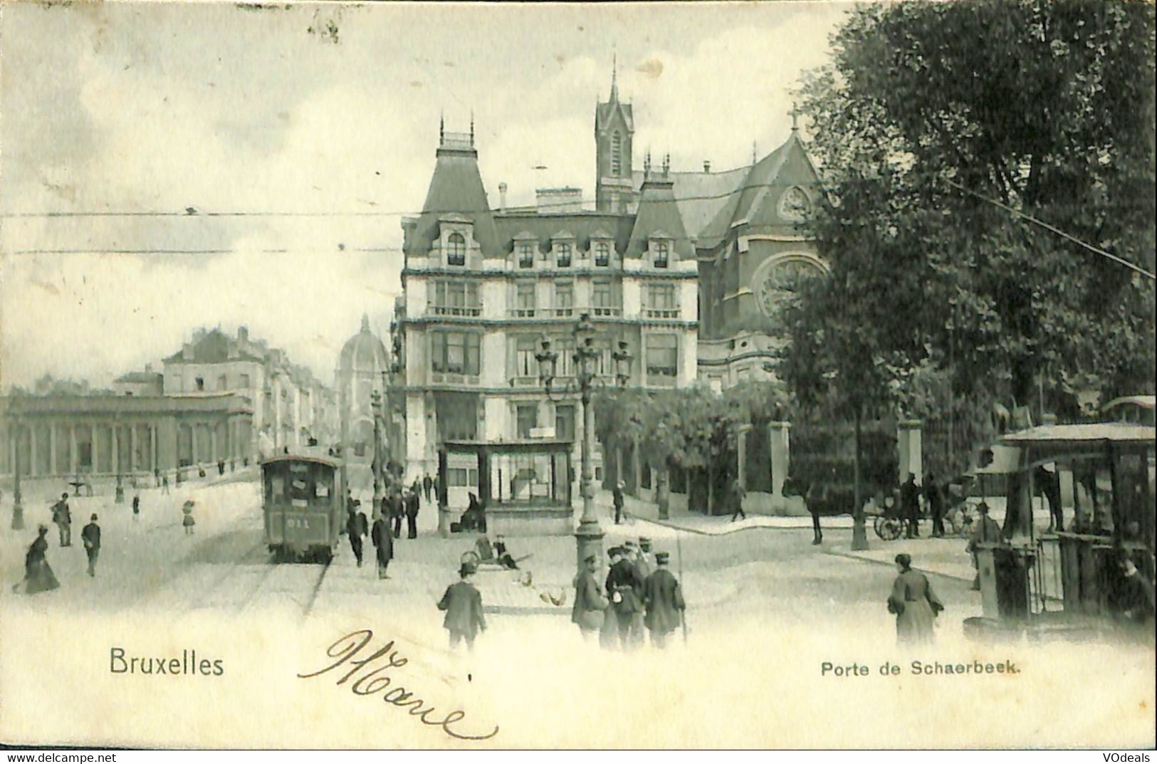 038 586 - CPA - Belgique - Bruxelles - Porte De Schaerbeek - Avenues, Boulevards