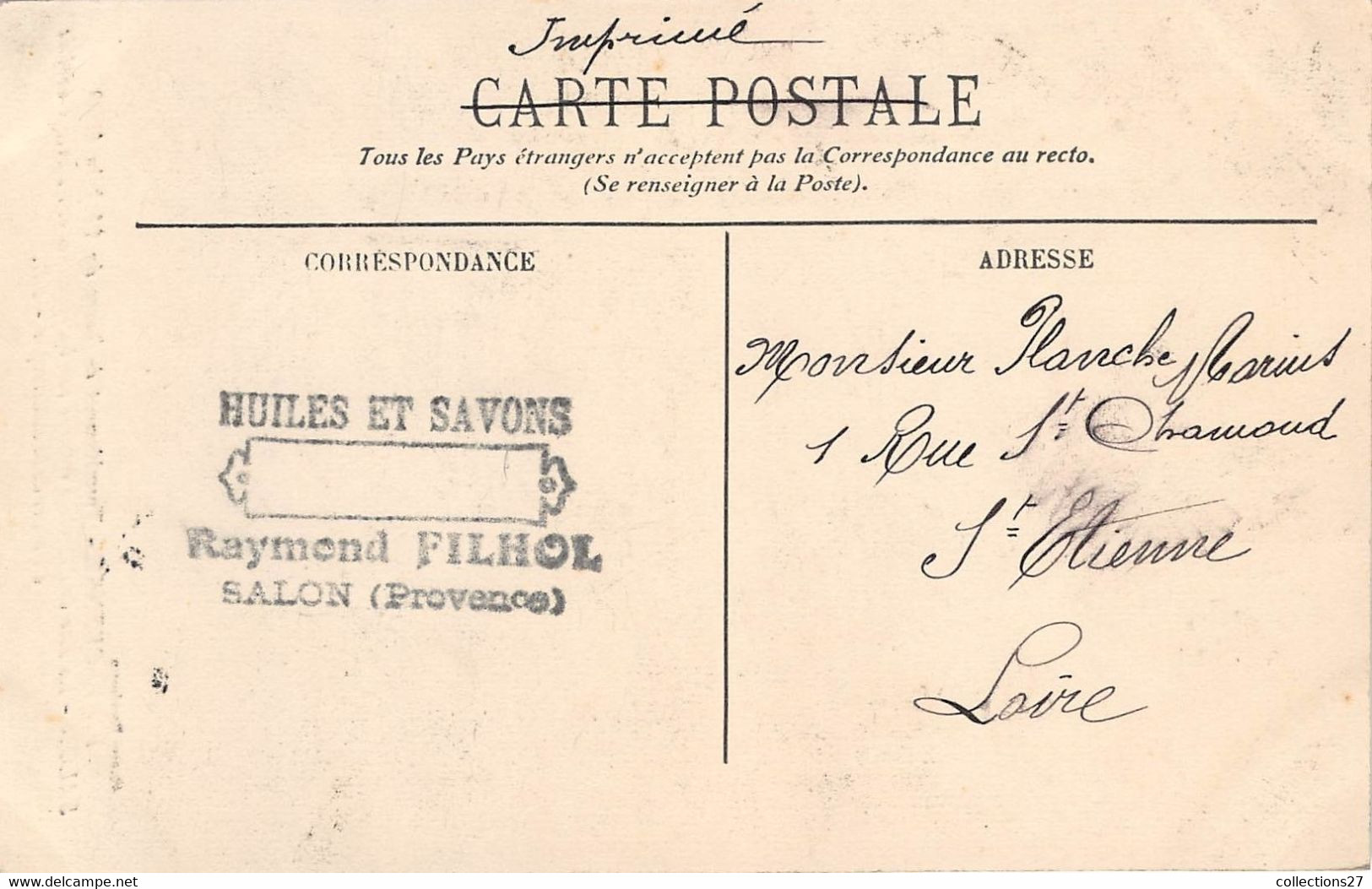 13-SALON-DE-PROVENCE- TREMBLEMENT DE TERRE DU 11 JUIN 1909, LA RUE DE L'HORLOGNE RETENUE PAR LES EPONTILLES ..... - Salon De Provence