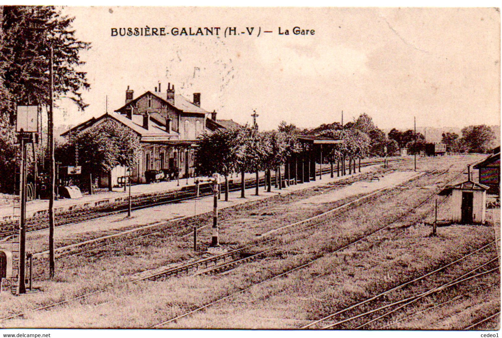 BUSSIERE GALANT  LA GARE - Bussiere Poitevine