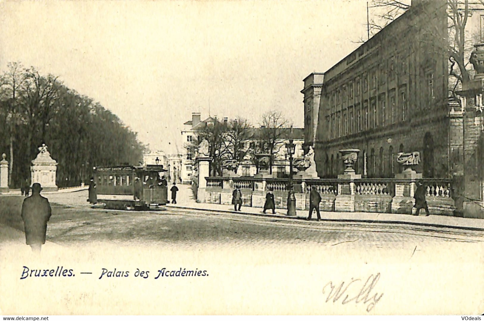 038 591 - CPA - Belgique - Bruxelles - Palais Des Académies - Monumenti, Edifici