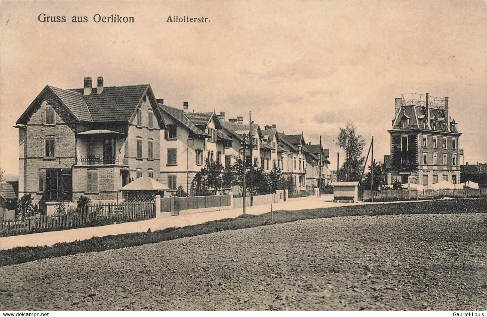 Gruss Aus Oerlikon Affolterstr. 1919 Affolterstrasse - Oerlikon